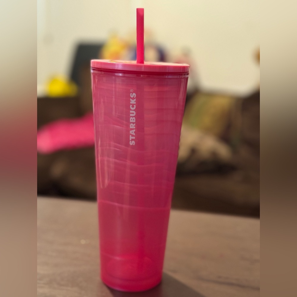 NWT Hot Pink Starbucks Cup